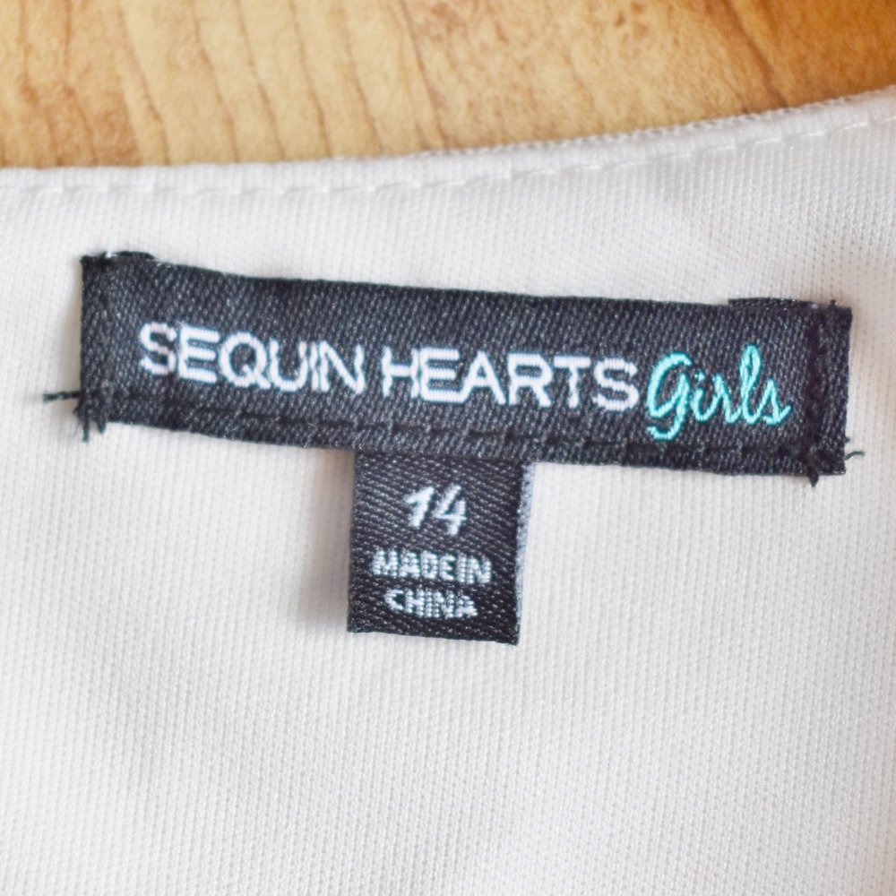 Black & White Floral Ruffle Dress Size 14 - Picture 5 of 6